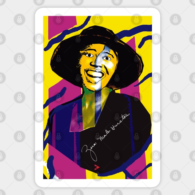 Zora Neale Hurston - Yellow Sticker by Exile Kings 